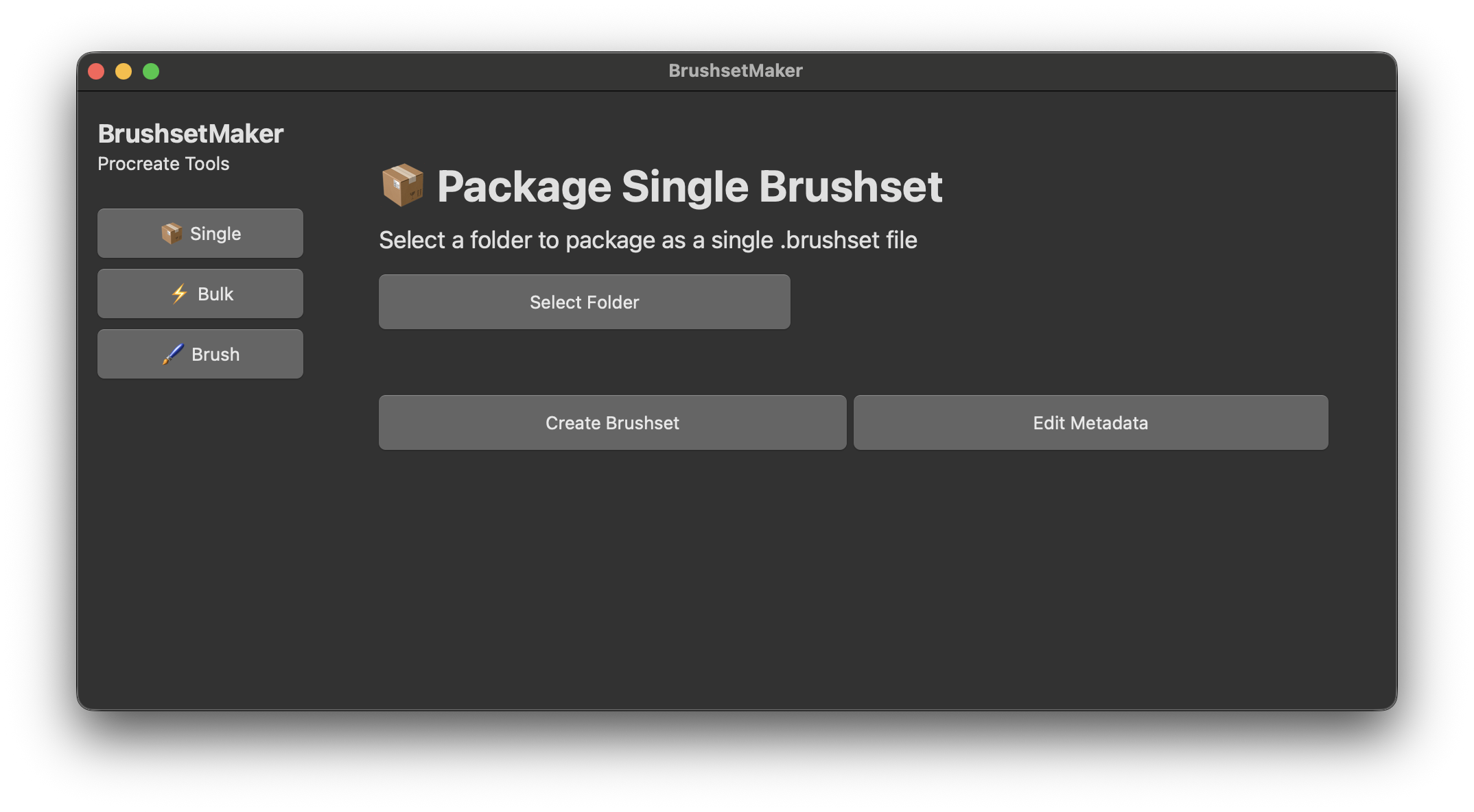 BrushsetMaker Screenshot